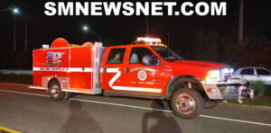 Fire Department Vehicle Catches on Fire in Leonardtown While Responding to Structure Fire