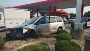 Driver Cited After Single Vehicle Collision at Great Mills Sheetz
