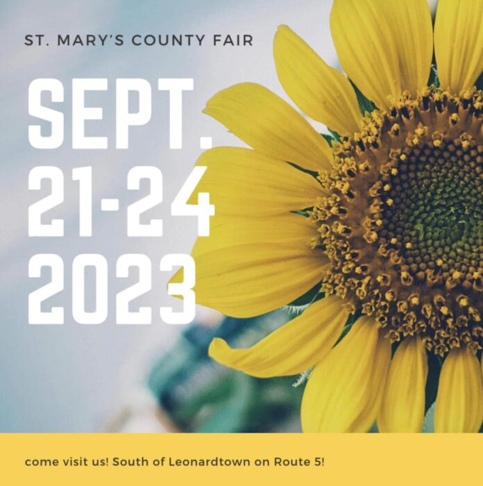 76th Annual St. Mary’s County Fair This Weekend! September 2124th