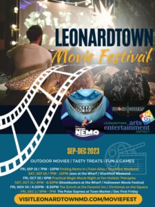 Leonardtown Kicks off 2023 Movie Festival with Sharkfest Weekend Sept. 15th to 7th, 2023