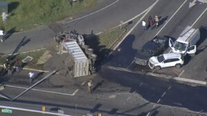 Multiple Injured After Serious 6 Vehicle Collision Involving Dump Trucks in Prince George’s County