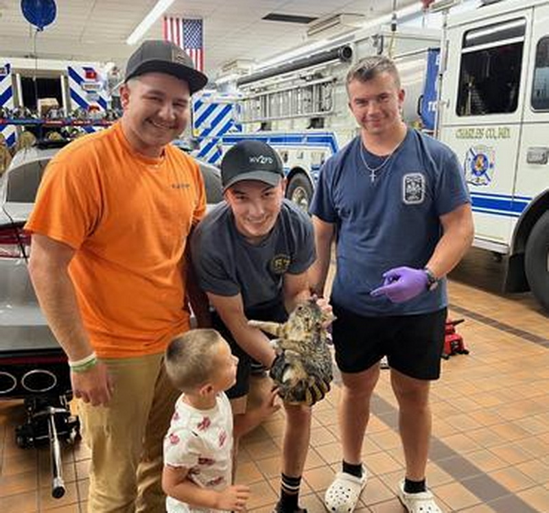 Hughesville Volunteers Rescue Cat Trapped in Vehicle