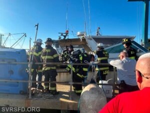 Boat Fire at Solomon’s Yachting Center Quickly Extinguished by Our Volunteer Firefighters