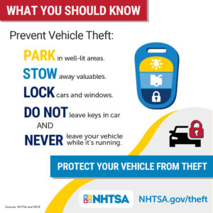 Maryland State Police, Vehicle Theft Prevention Council Remind Motorists About Tips to Reduce Vehicle Thefts