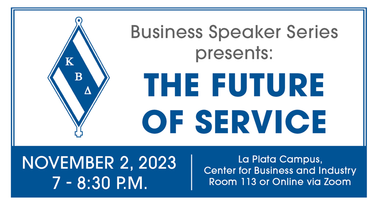 CSM Launches Business Speaker Series with Dr. Ronald Rust Discussing “The Future of Service” Nov. 2