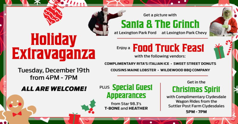 Lexington Park Ford and Chevrolet Dealership Hosting Holiday Extravaganza This Tuesday! December 19th, 2023