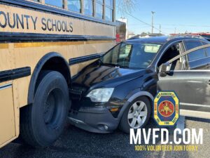No Students Injured After School Bus Involved in Mechanicsville Motor Vehicle Collision