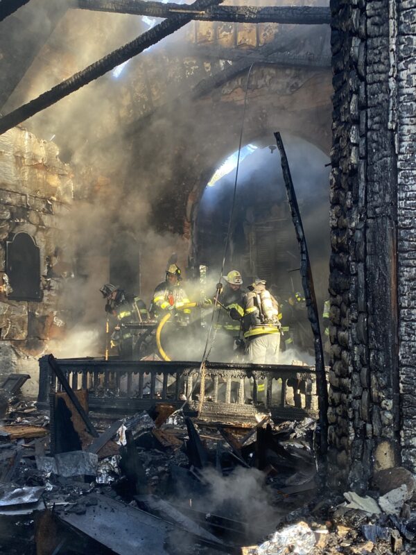 UPDATE: Southern Maryland Firefighters Respond to Virginia to Assist During Devastating Church Fire