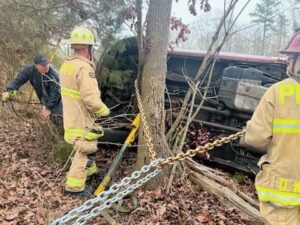 One Injured After Rollover Collision with Entrapment in Indian Head