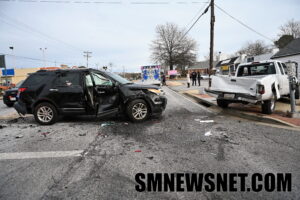 VIDEO: Four Transported to Hospital After Collision in Lexington Park
