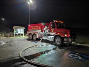 Tenth District Volunteer Fire Department Places Their New 2023 Freightliner/Pierce Tanker in Service