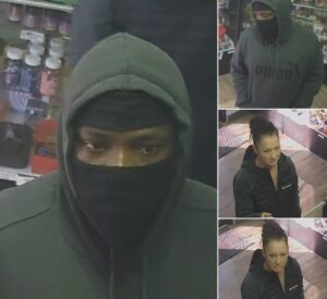 Police Seeking Assistance to Identify and Locate Two Individuals Connected With a Theft at Optimal Vapor in Lexington Park