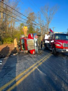 Truck Carrying 2,800 Gallons of Off-Road Diesel Overturns in Waldorf