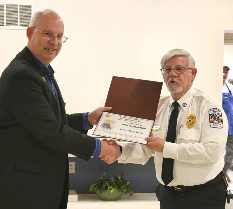 Spotlight on Excellence: Celebrating Lexington Park Volunteer Rescue Squad’s Chief Ken Hicks, Awarded EMT of the Year