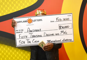 St. Mary’s County Driver Hauls Away $50,000 Scratch-off Prize