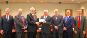 Tri-County Council for Southern Maryland Presents $275,000 Check to County Commissioners for The Barns at New Market Capacity Enhancement Project
