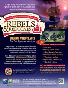 Rebels & Redcoats: A Southern Maryland Revolutionary War Family Event Kicks Off Multi-Year 250th Anniversary at Piney Point Lighthouse Museum