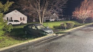 Impaired Driving Suspected After Single Vehicle Drives Into Ditch at Leonardtown Dunkin Donuts