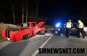Maryland State Police Investigating T-Bone Collision in Leonardtown That Injures One
