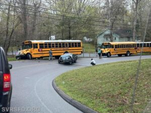 One Transported to Hospital After Head-on Collision Involving Calvert County School Bus