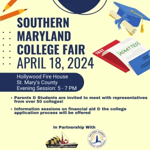 Southern Maryland College Fair on April 18, 2024