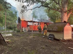 Firefighters Rescue Two Dogs from House Fire, State Fire Marshal Investigating