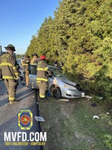 One Flown Out After Single Vehicle Collision in Mechanicsville