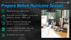 Plan Ahead, Prepare Early: Atlantic Hurricane Season Begins June 1, 2024 Through November 30th
