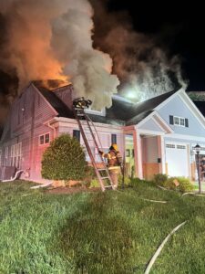 No Injuries Reported After Large House Fire in Waldorf