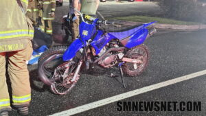 Teen on Dirt-Bike Flown to Trauma Center After Motor Vehicle Collision in Park Hall