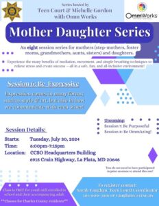 Teen Court’s “Be Expressive” Class in Mother-Daughter Series