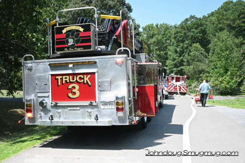 One Adult Male Injured After Grease Fire in Lusby, Four Animals Safely Removed