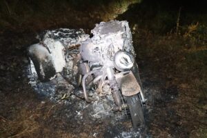 Motorcycle Fire Under Investigation in Leonardtown