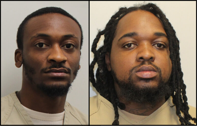 Deyonta Terrell Gross, 31, and James William Blackiston, 31, both of Lexington Park