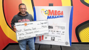 Calvert County Man Quadruples Mega Millions Win to $40,000