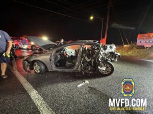 One Transported to Trauma Center After Multi-Vehicle Crash in Mechanicsville