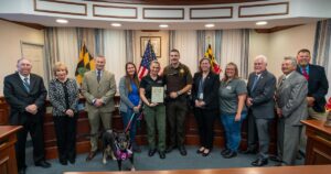 Calvert County Honors Animal Control Officer Hannah Neel as August 2024 Employee of the Month