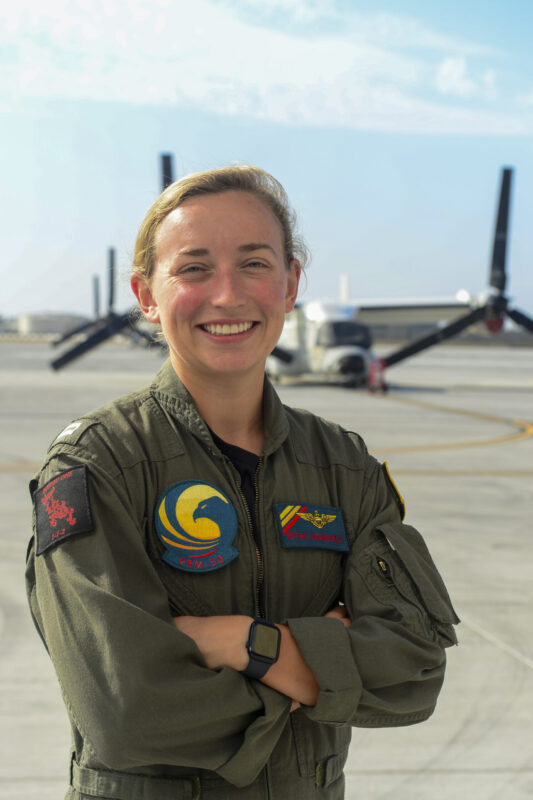 Leonardtown Native Ruthie Hornbuckle Serves The U.S. Navy Osprey Squadron