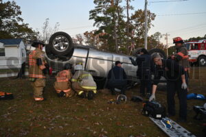 Driver Flown to Trauma Center After Single Vehicle Rollover in Leonardtown