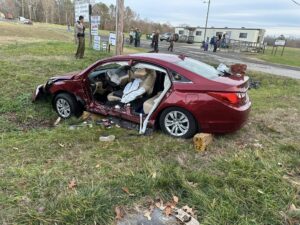 One Flown to Trauma Center After Motor Vehicle Collision with Entrapment in Loveville