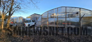 UPDATE: One Injured After Vehicle Strikes Wentworth Nursery Greenhouse, Police Investigating