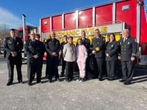 Mechanicsville Volunteer Fire Department Attends County Meeting for Presentation for Proclamation