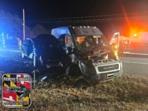 One Flown to Trauma Center After Three Vehicle Collision Involving Amazon Van in Avenue