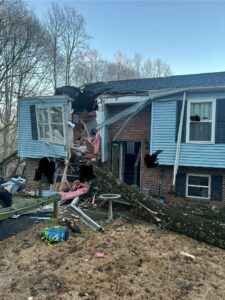 UPDATE: One Transported to Trauma Center After Large Trees Fall Into Residence in Chesapeake Beach