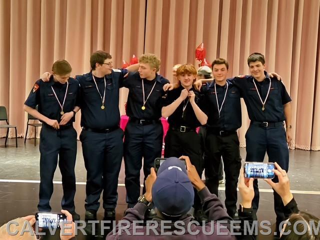 Local Cadets Excel in SkillsUSA Regional Fire and EMS Competition Held in Calvert County