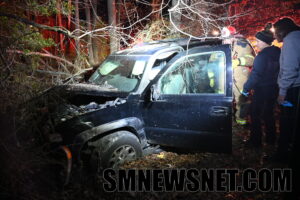 Minor Injuries Reported After Single Vehicle Strikes Trees in Callaway