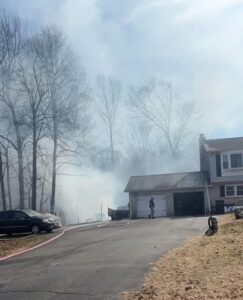 UPDATE: Burning Debris Sparks Massive Fire in St. Mary’s County, Injuring One