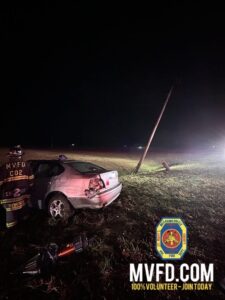 One Transported to Trauma Center After Single Vehicle Strikes Pole and Flips in Mechanicsville