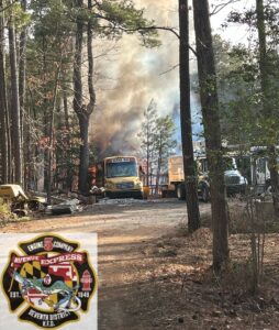 Firefighters Quickly Extinguish Large Woods, Shed Fire in Avenue