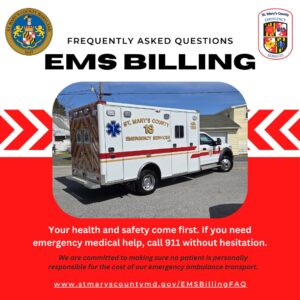 St. Mary’s County Government Reaffirms Commitment to Soft Billing Policy for Emergency Medical Services